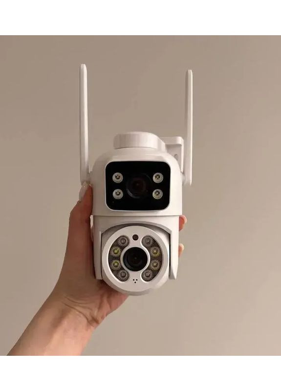 Камера відеоспостереження 6MP ICESEE поворотна з двома об'єктивами A28 HandyHeat (370977729)