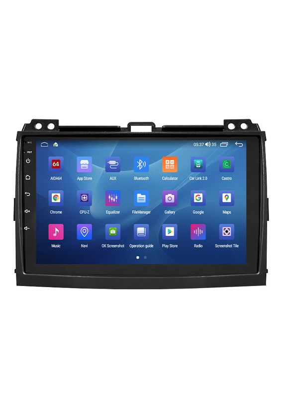 Магнітола 9" для Toyota Land Cruiser Prado 120 Series Рестайлінг 2007-2009 2/32Gb СP 4G Prime 3шт Lesko (336196041)
