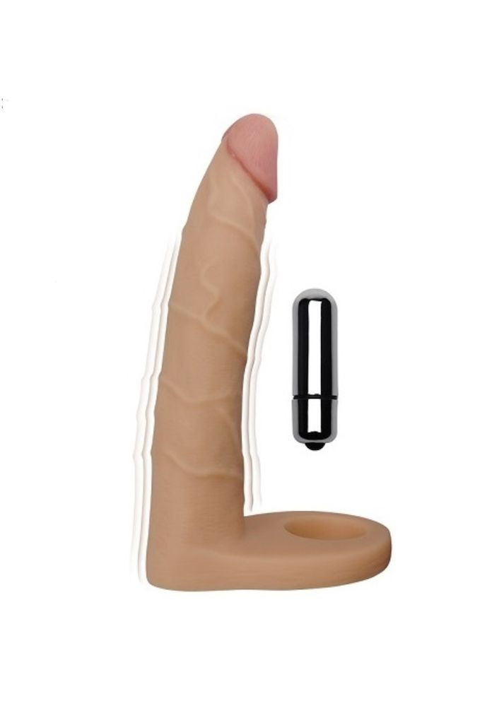 Насадка страпон для анального сексу з вібрацією "ultra soft bead 7" Lovetoy (302671022)