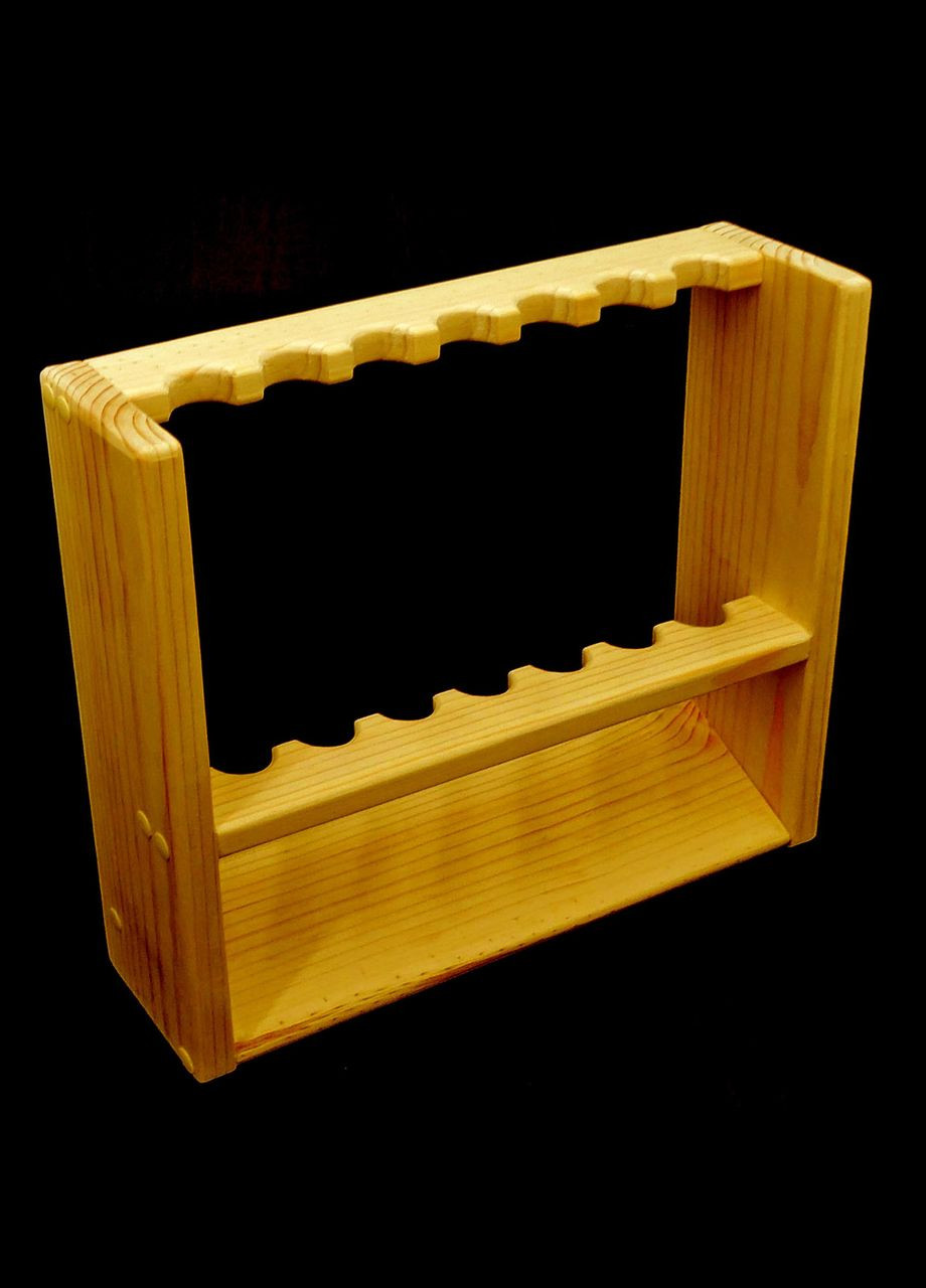 Органайзер для вудок з дерева Бустах 7 каррі (РИБ-071203) No Brand (328910976)