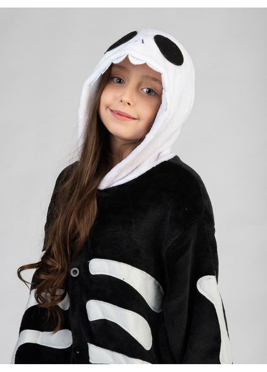 Пижама кигуруми детская Скелет 100 (95-105 см) Jamboo (371133672)