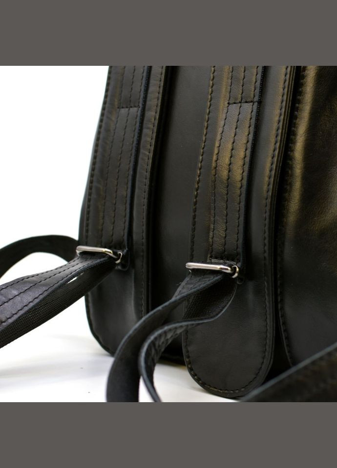 Чоловічий шкіряний рюкзак GA-7340-3md чорний TARWA (298684103)