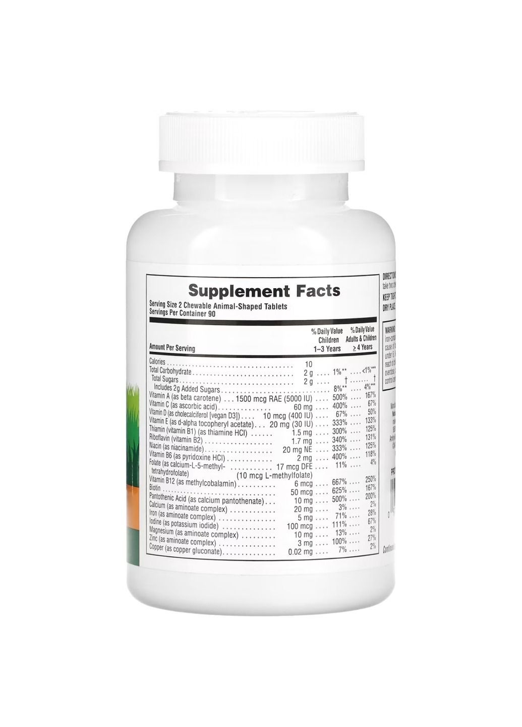 Мультивітаміни для дітей, Assorted Chewable - 180 tabs Nature's Plus (280917086)