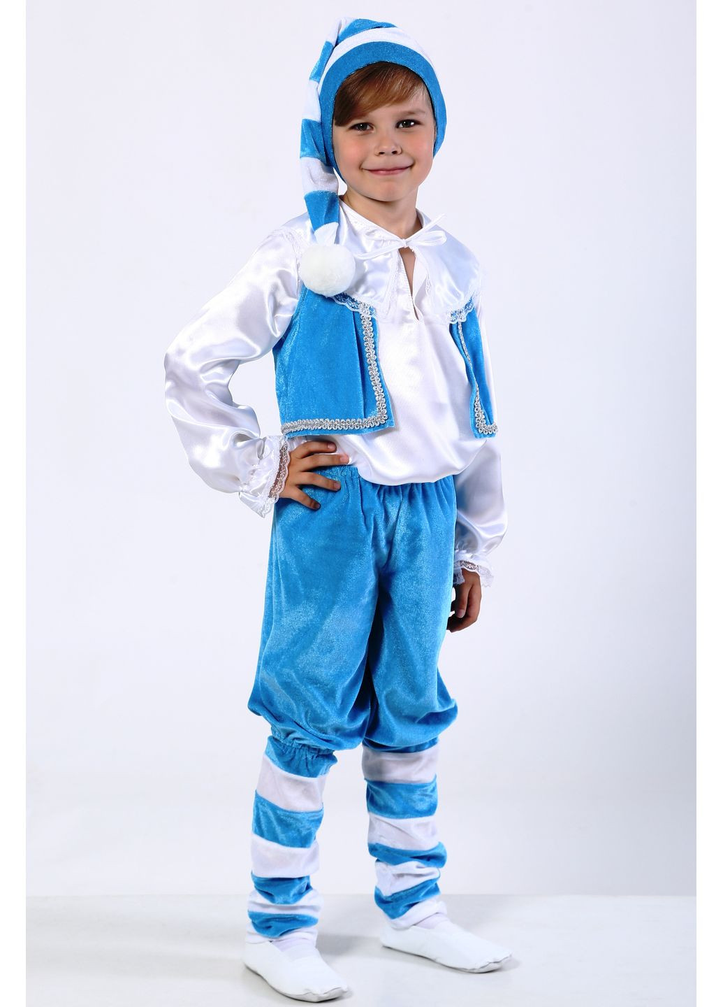 Карнавальний костюм Гном №2 (блакитний) No Brand (362539019)