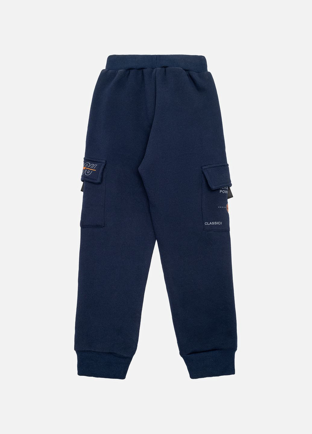 Спортивні штани для хлопчика колір темно-синій ЦБ-00220702 Lizi Kids (282924590)