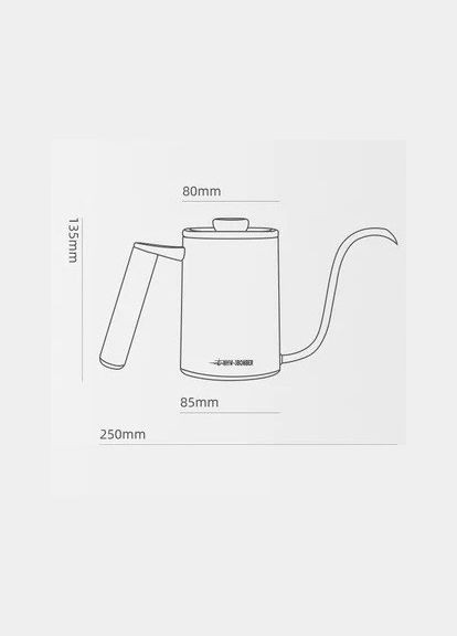 Чайник Planet для кофе Matte Black (R-BK5996B-VS) MHW-3BOMBER (303348104)