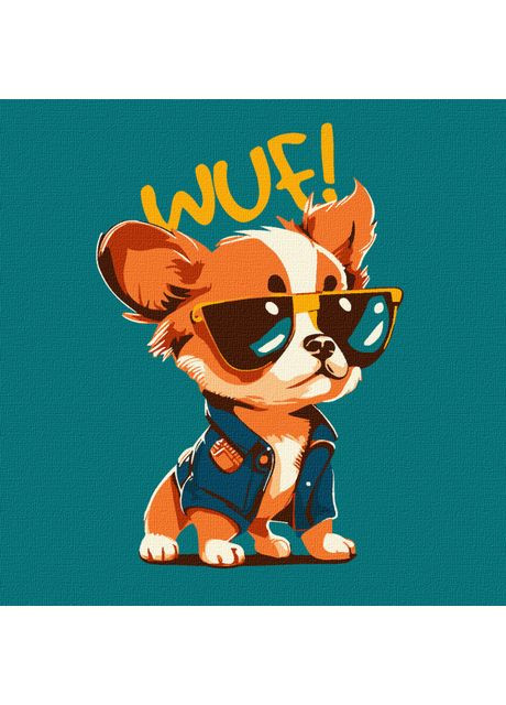 Картина по номерам Start Стильная собачка 15 х 15 см (N00013936) Rosa (370259326)