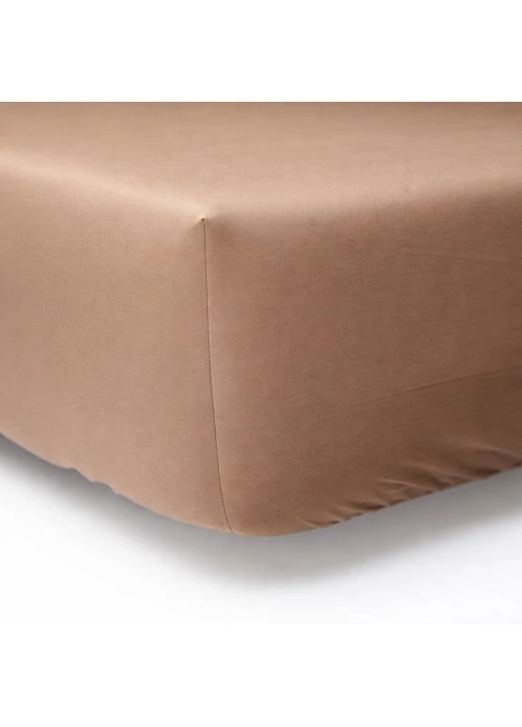Простирадло на резинці Сатин Premium 150х190х25 см (MS-850004191) Moon&Star Brown (386587430)
