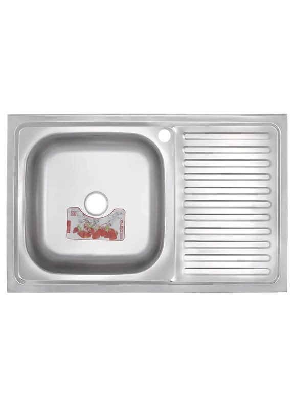 Накладная кухонная мойка Z8050L-06-160E Satin ZX1612 Zerix (370285886)