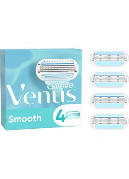Змінні касети (3014260262709) Gillette venus smooth 4 шт. (268144497)