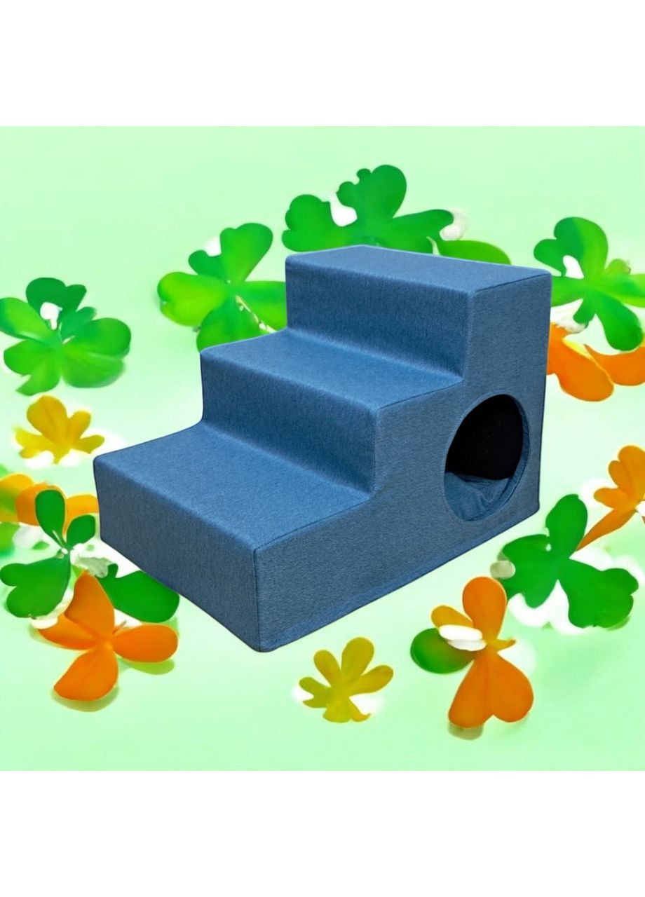 М'які сходи для собак на диван і ліжко/М'яка драбинка для собак на диван і лобко 36х35х50 см P&S (367082273)