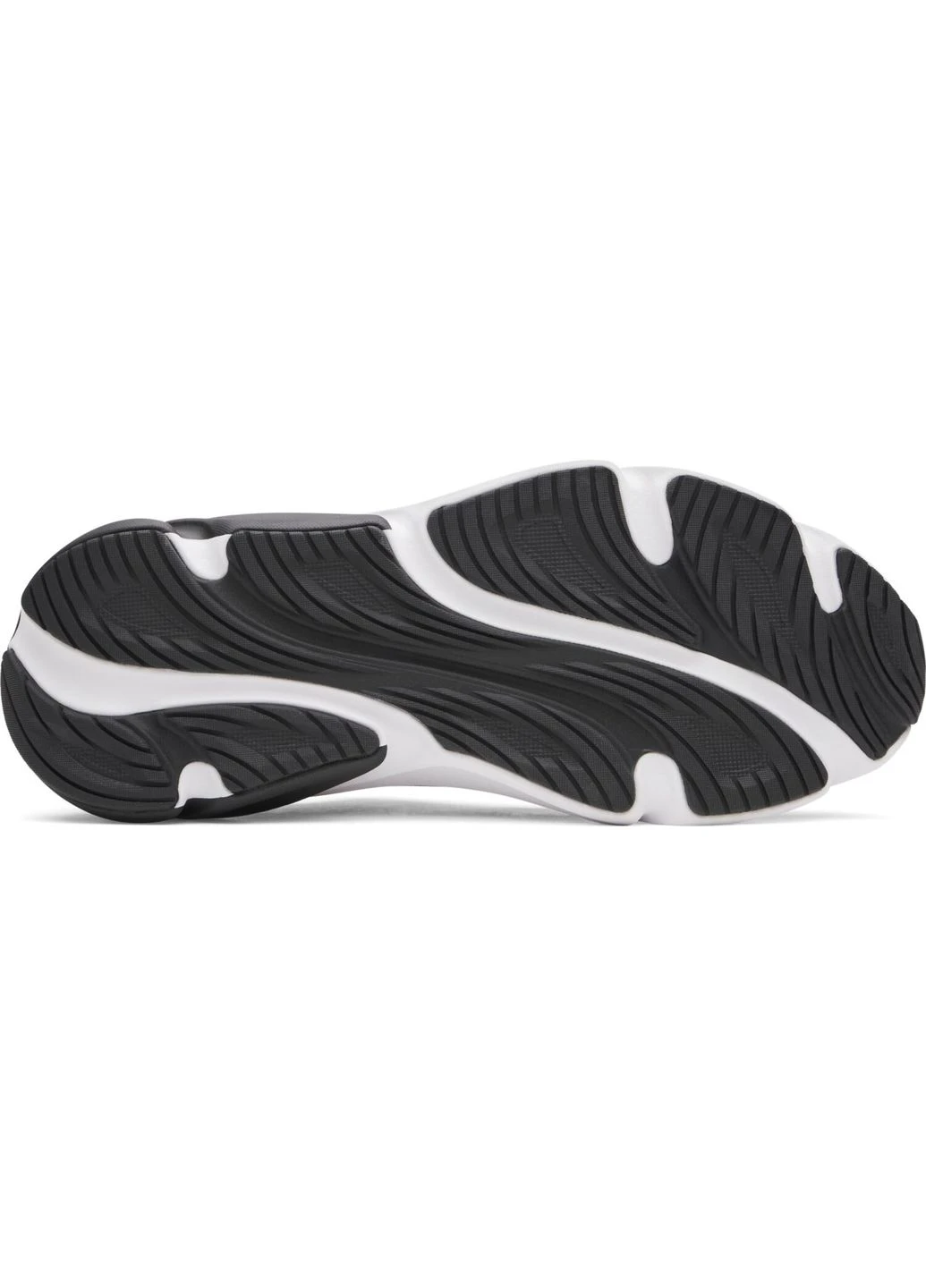 Черные кроссовки беговые черно-белые 6006719-001 Under Armour CHARGED+ ROGUE 6