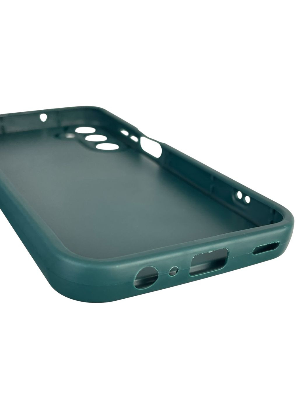 Чохол силіконовий Soft Touch з 3D принтом для Galaxy A15 (SM-A155M) темно-зелений (Повний захист камери) Samsung (371652926)