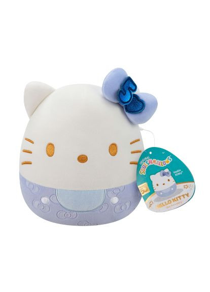 Мягкая игрушка Хелоу Китти в синем 20 см (SQSN00500) Squishmallows Хелоу Кітті у синьому 20 см (367830092)