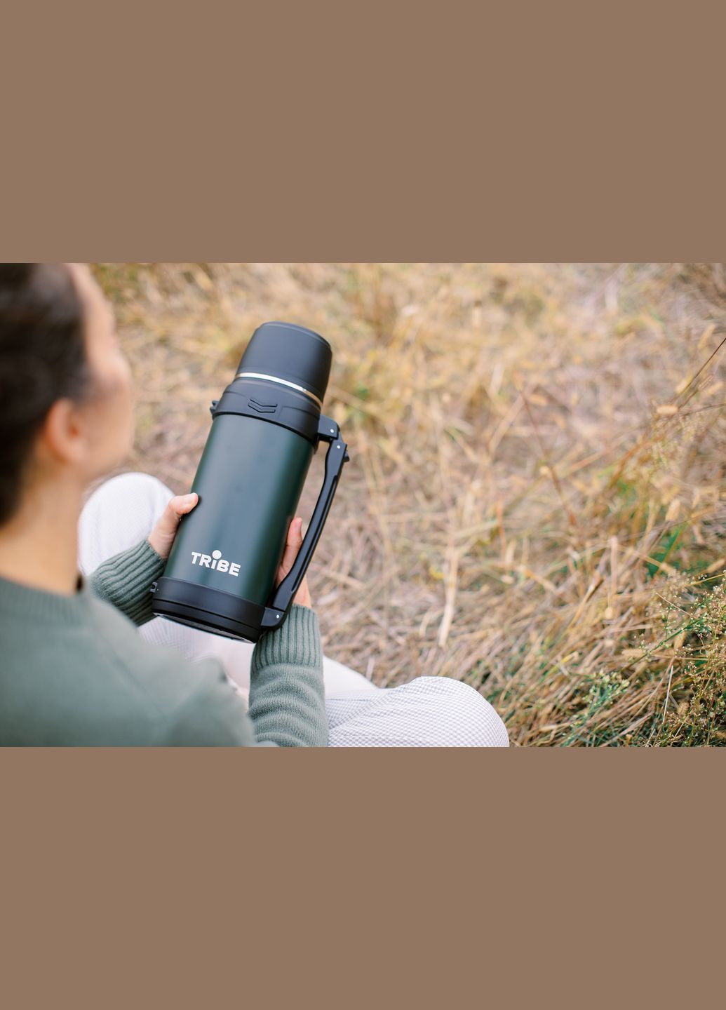 Термос Family line 2 л T-DG-0001 (Оливка) Tribe (326850902)