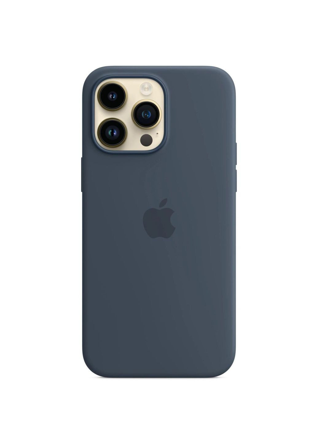 Чохол-накладка Silicone Case with MagSafe для iPhone 14 Pro Max Storm Blue (MPTQ3) Apple (361031881)