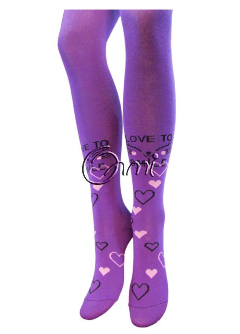 Колготки дитячі 1011д. р18. мал 126 бузок Love to smile Олмі (337310518)