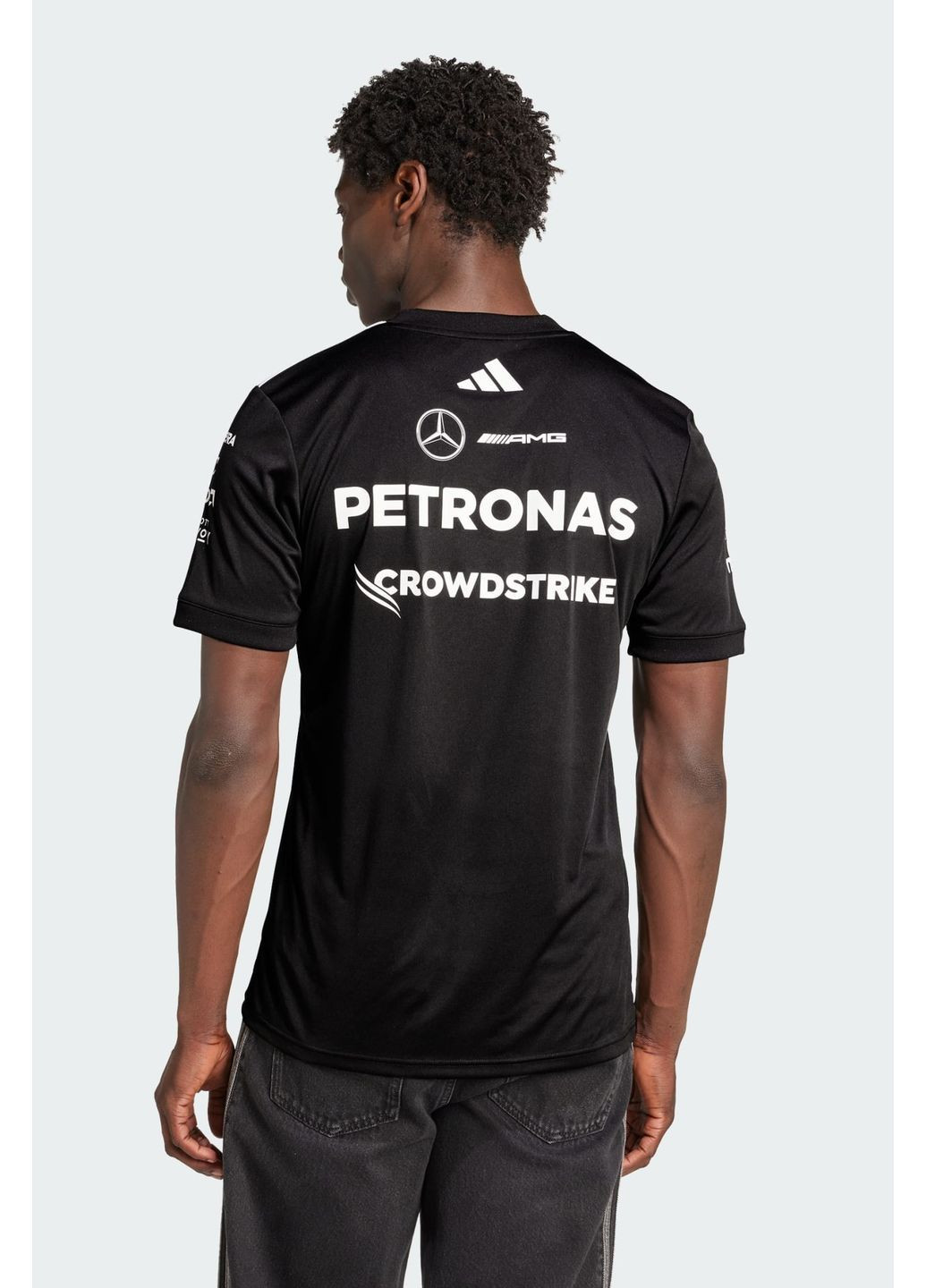 Чорна футболка adidas Mercedes AMG Petronas Formula One Team Driver JW5361
