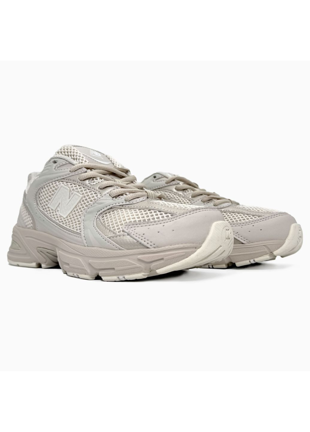 КРОССОВКИ ЖЕНСКИЕ NEW BALANCE 530 LIGHT BEIGE НЬЮ БЕЛАНС 530 No Brand бежевые демисезоны (368887988)