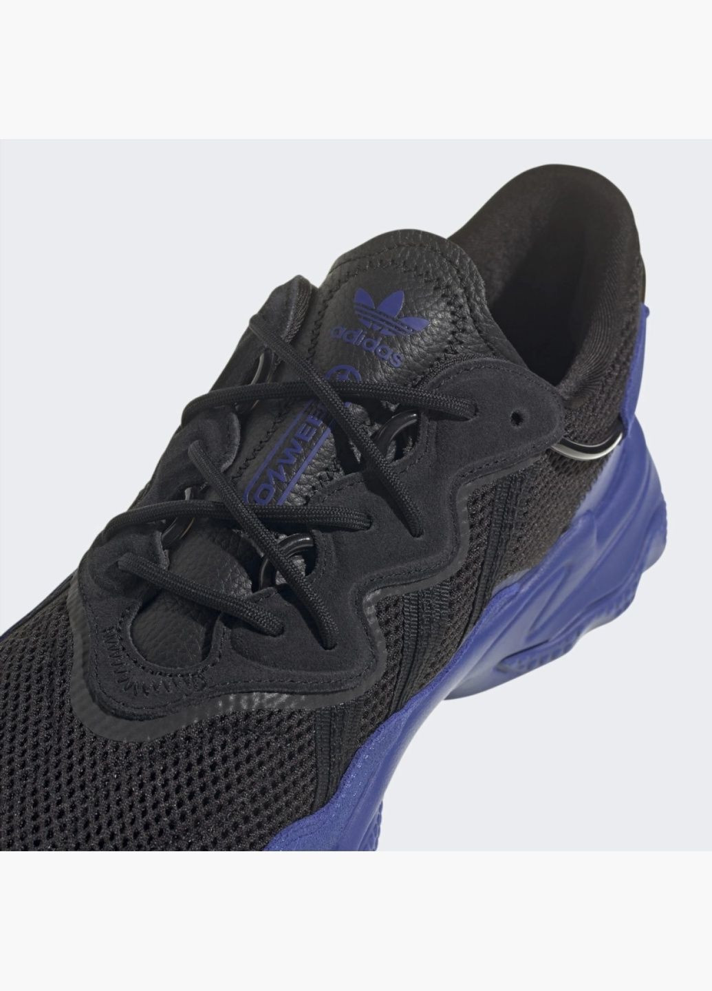 Черные кроссовки мужские ozweego shoes black h06145 adidas