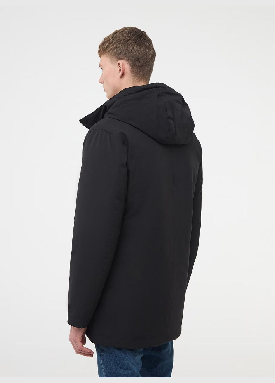 Черная зимняя куртка муж Terranova