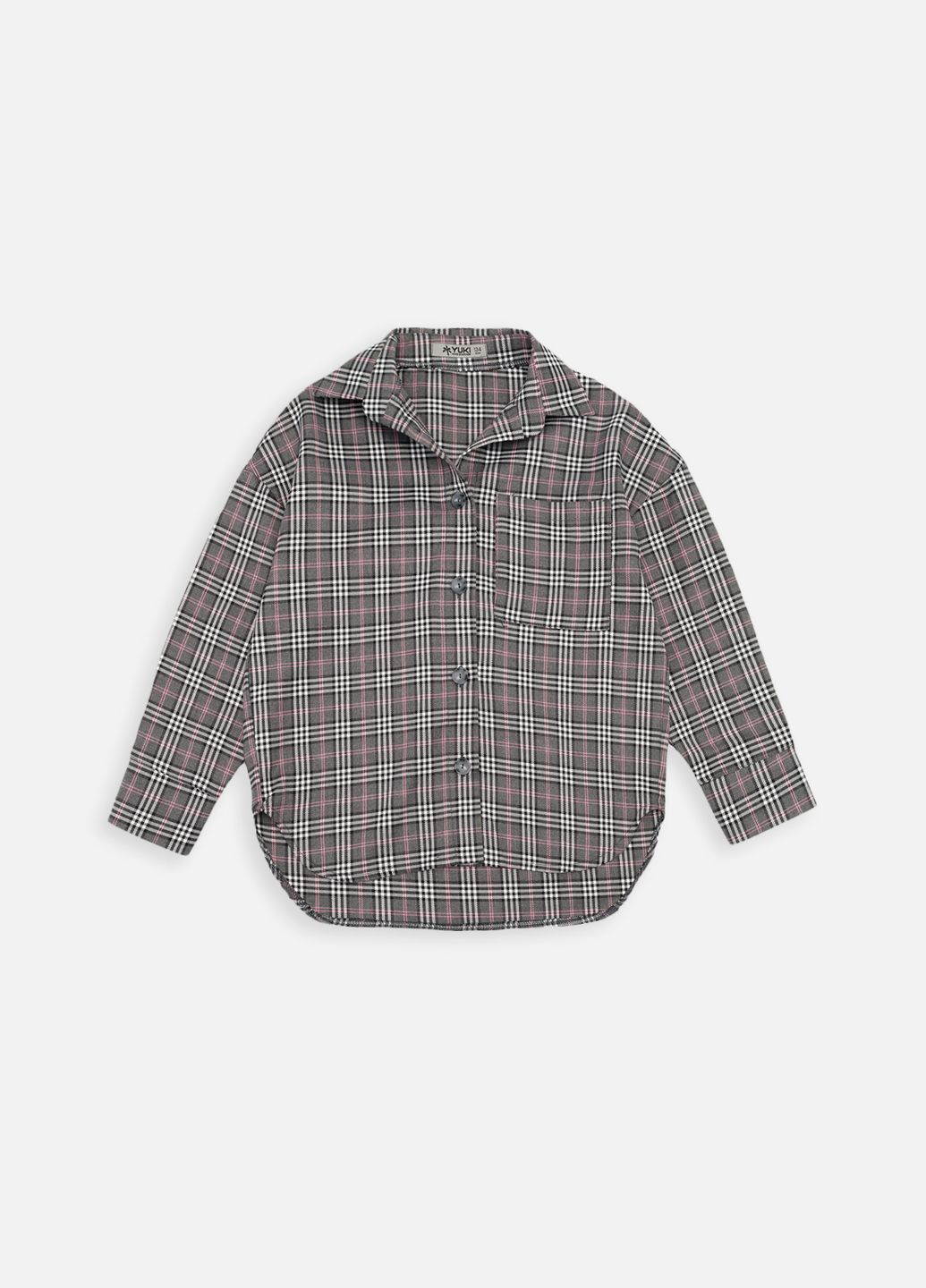 Серая рубашка Yuki