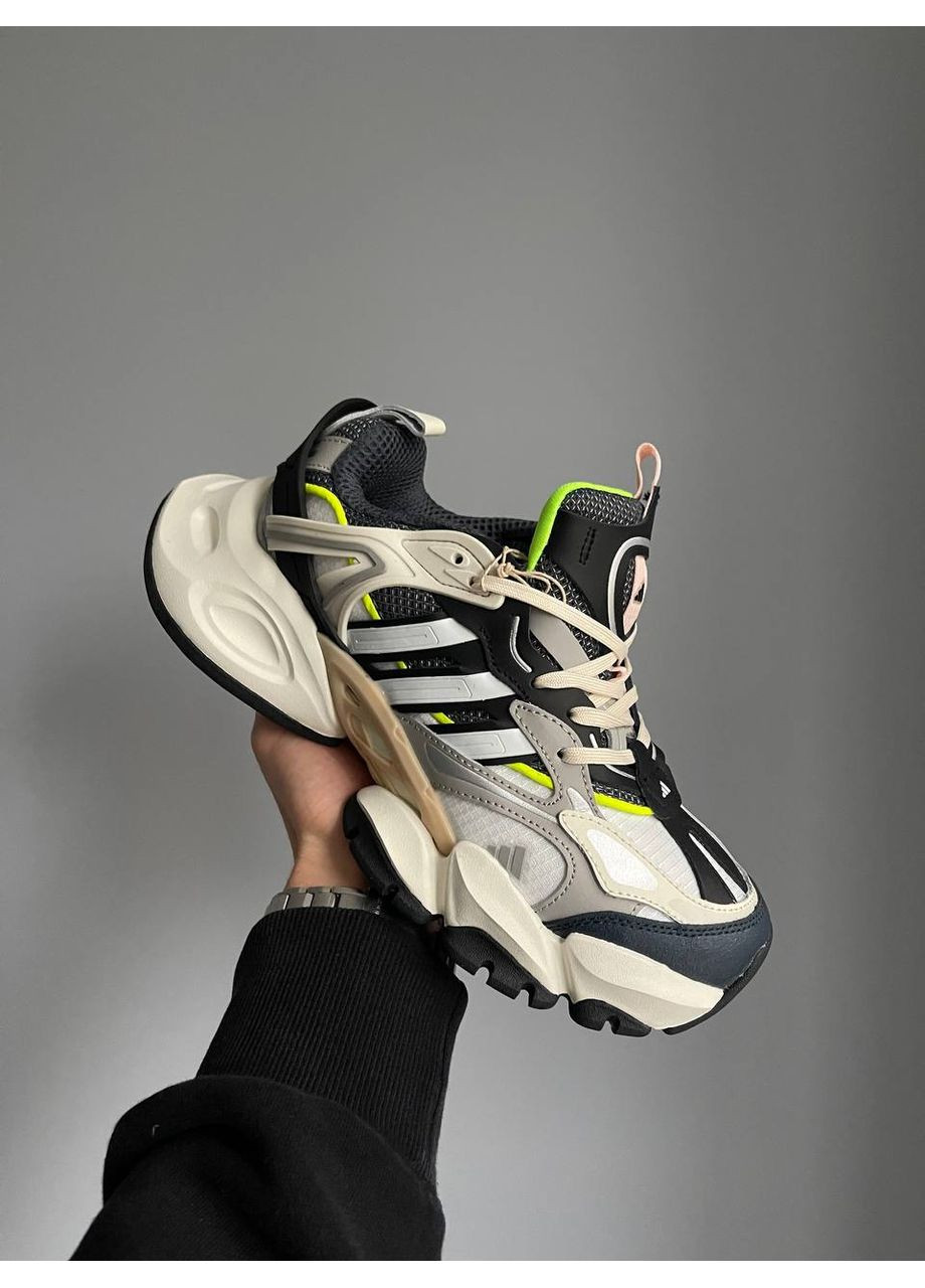 Кроссовки женские и мужские Adidas Vento XLG Deluxe Beige Green | Адидас Венто Делюкс бежевые No Brand бежевые демисезоны (360755598)