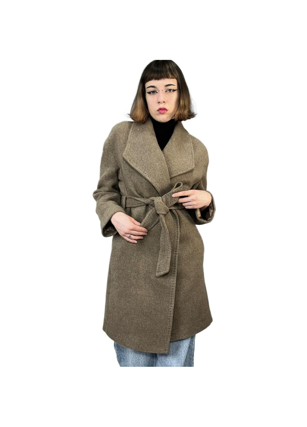 Коричневая демисезонная пальто H&M