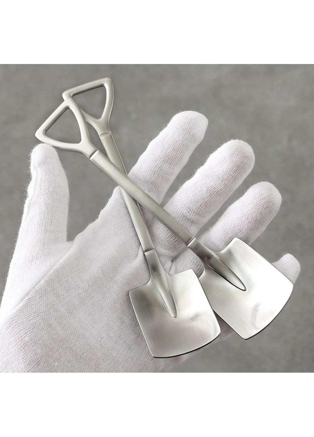 Чайная ложкав виде лопаты, нержавеющая сталь. No Brand (314813427)