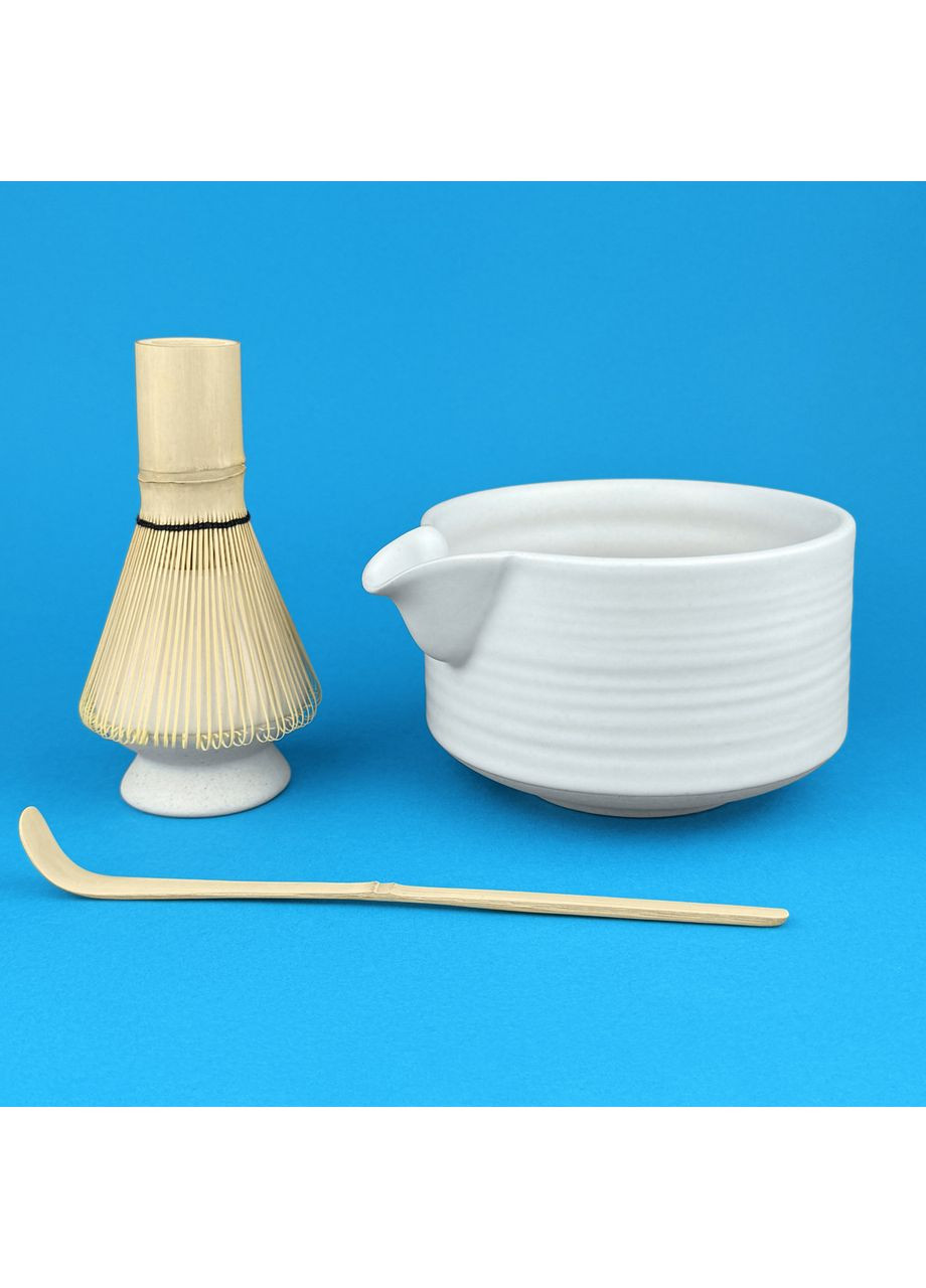 Набір для приготування матча №10 білий Mavanto (365301184)