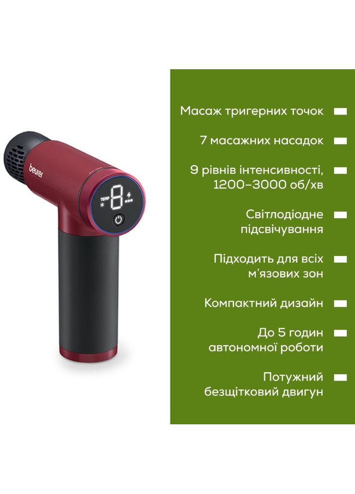 Массажер MG 195 LE 2025 Beurer (360407169)