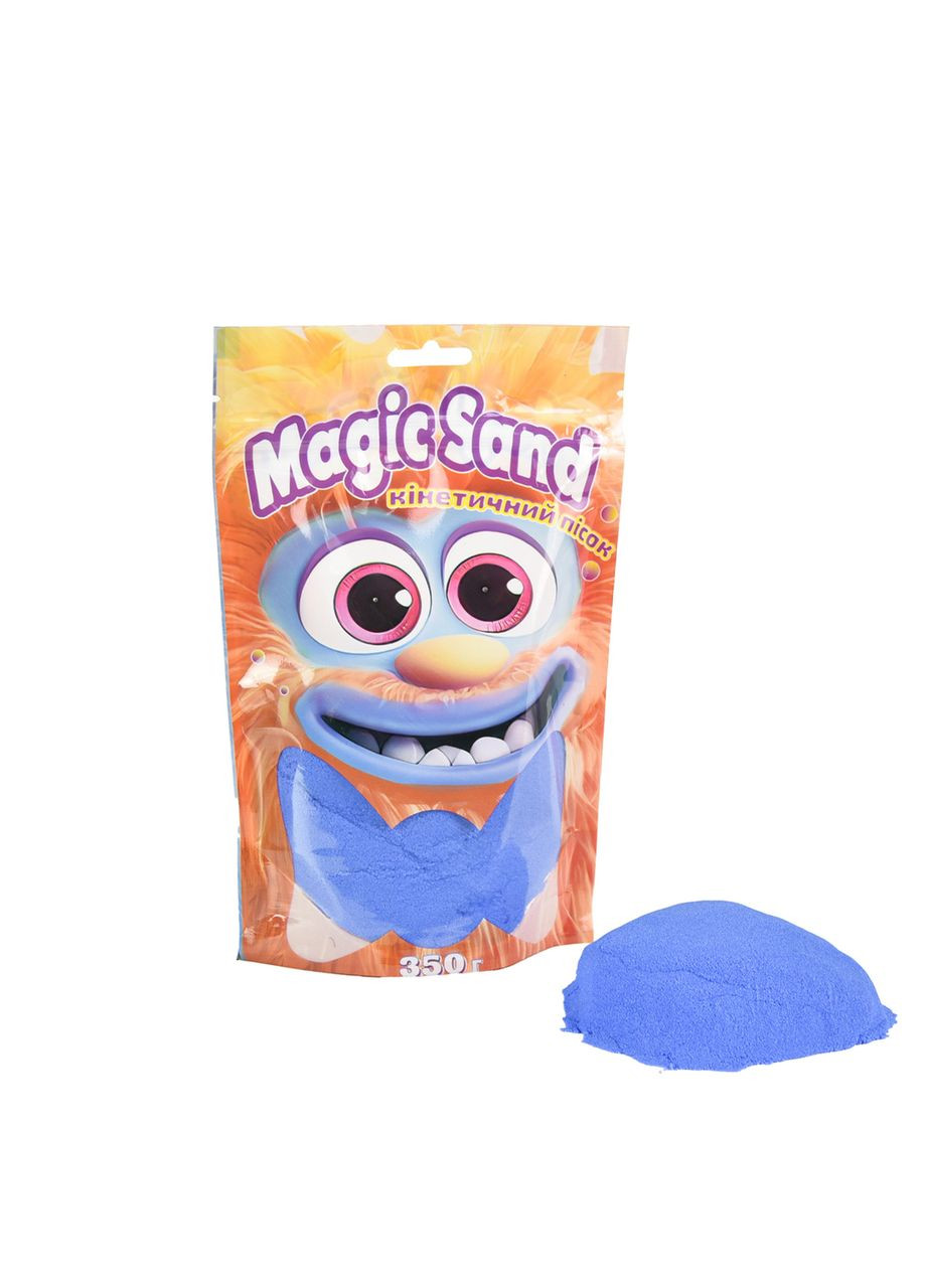 Кінетичний пісок Magic sand в пакеті 39402-9 синій, 0,350 кг Strateg (362489506)