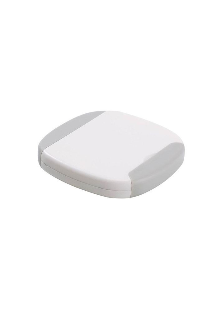 Набір 3 в 1 дзеркало щіточка та підставка білий (NR0123_1) No Brand (370718853)