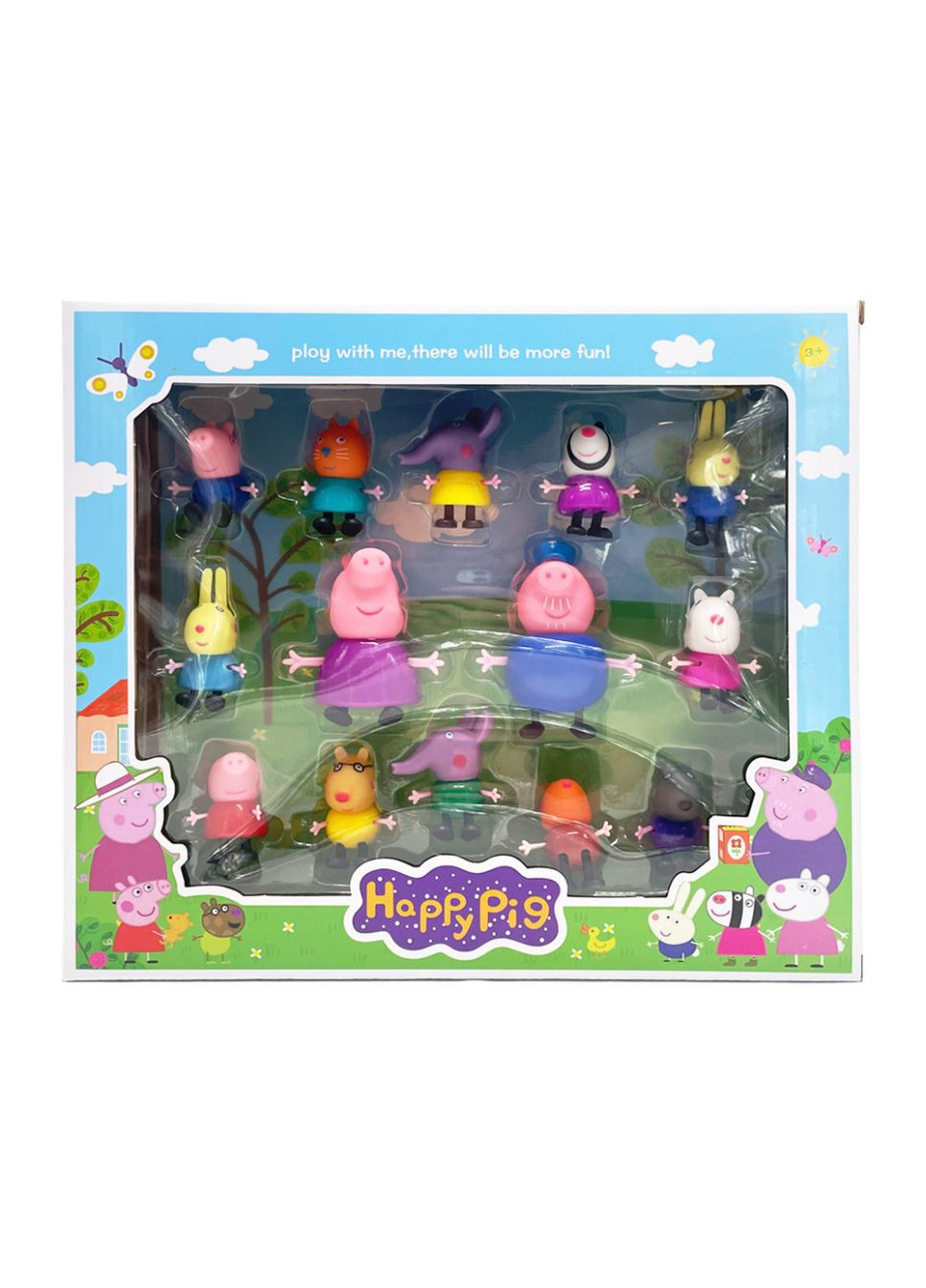 Ігровий набір фігурок "Свинка Пеппа" 6340PP 14 фігурок BMW (322433473)