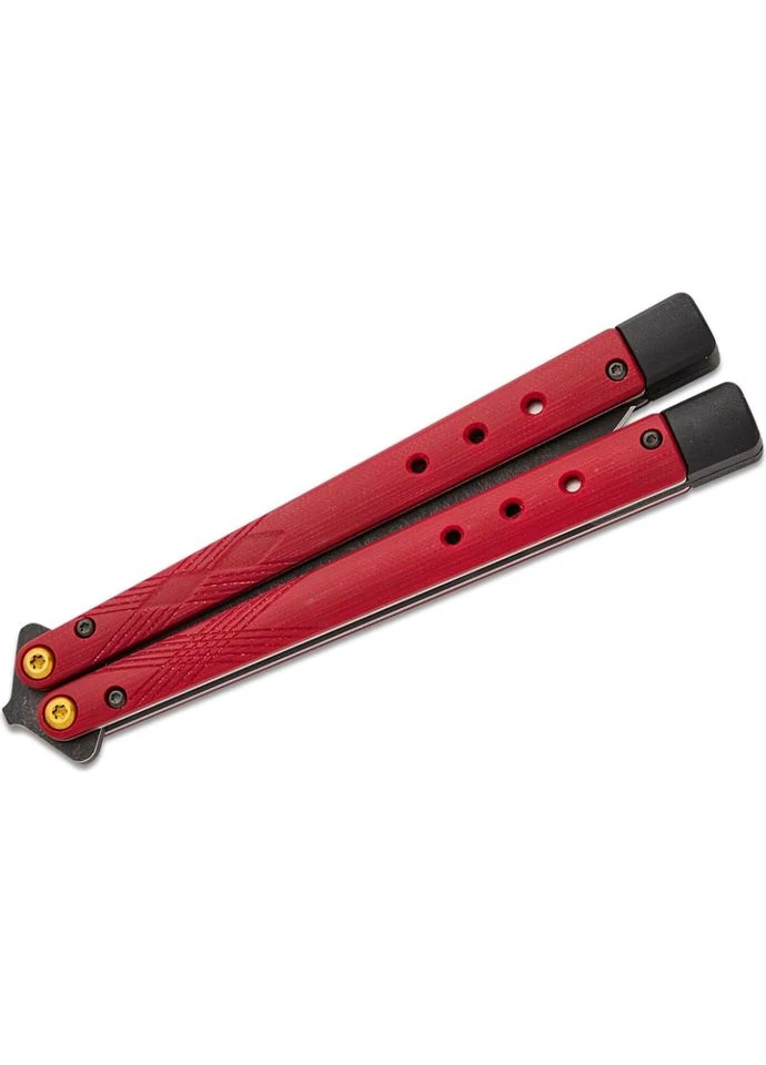 Ніж Necron, balisong, ruby red G10 Benchmade (385889403)