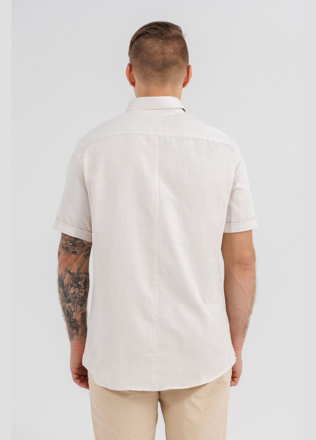 Сорочка однотонна чоловіча 24-DJW (2000990624468S) shop (2000990624468) Demos (296287167)