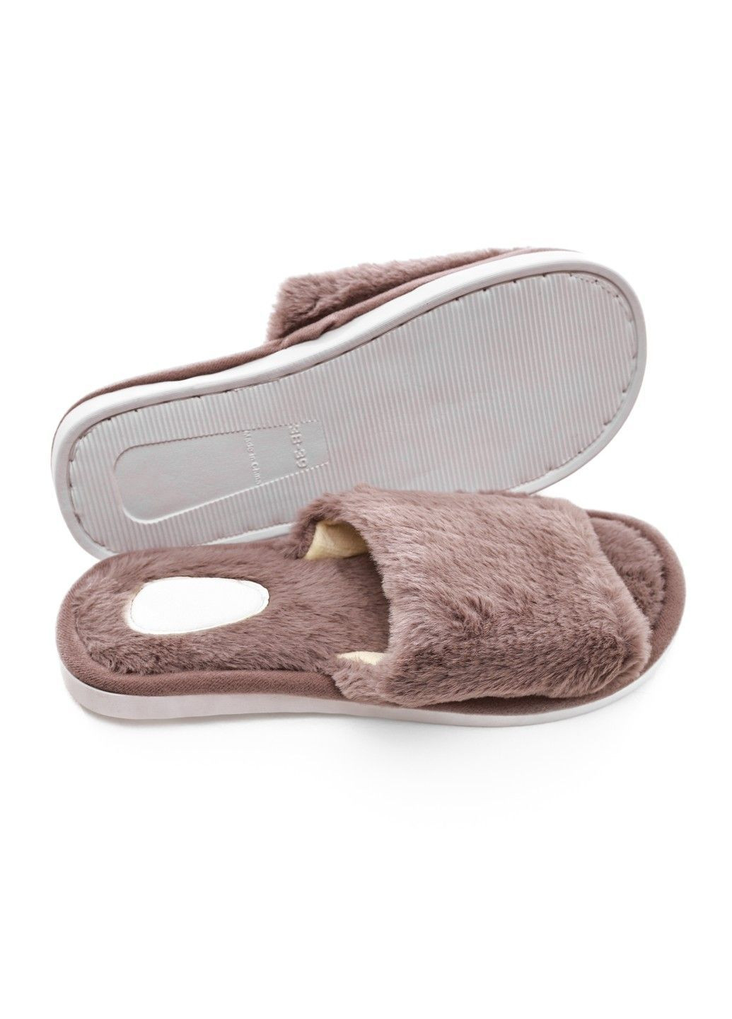 Коричневые тапочки женские Lumo