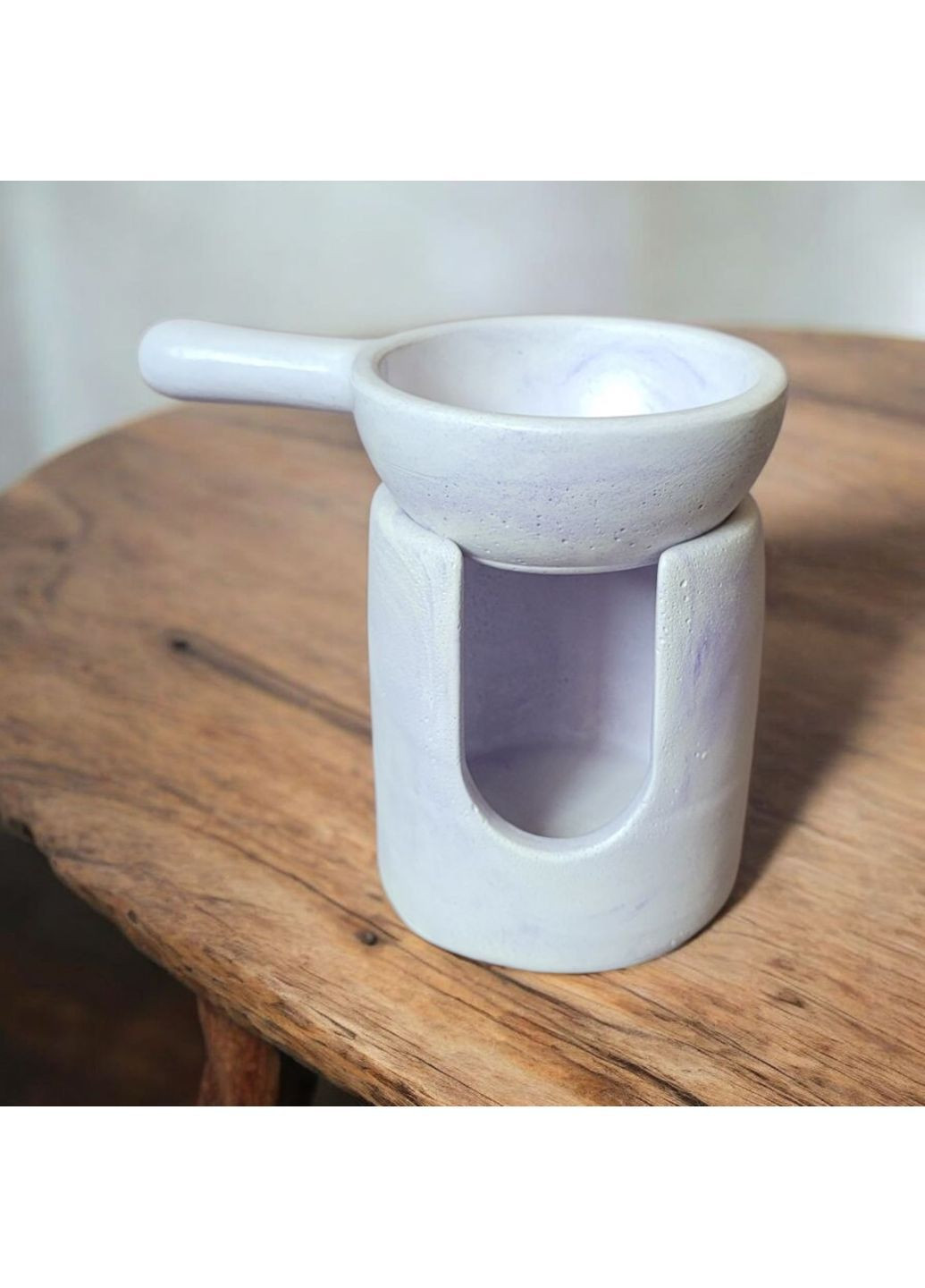 Ароматична лампа ручної роботи арома лампа для ефірної олії і для воскового саше гіпсова Handmade Studio - AV (367609898)