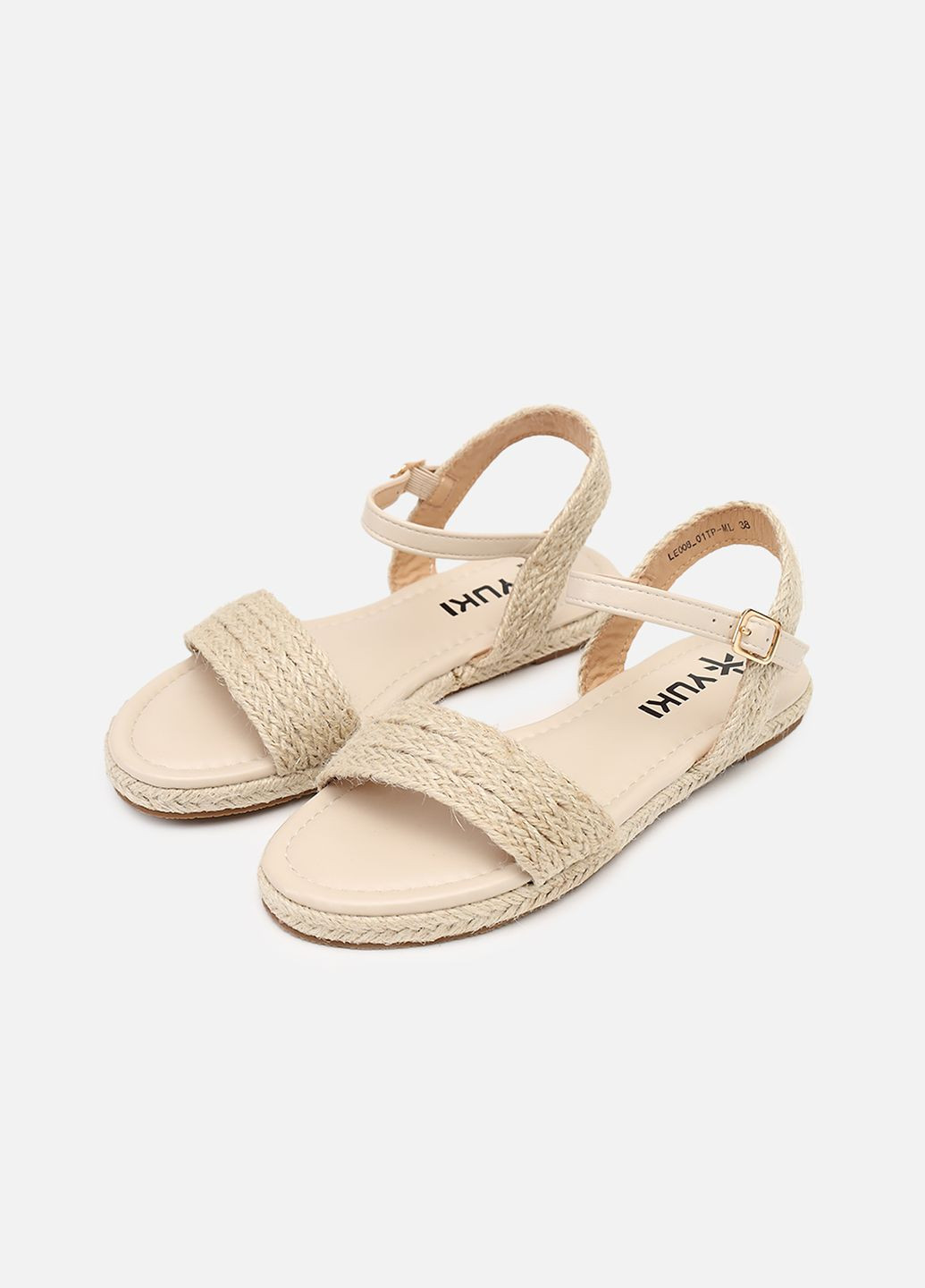 Молочные босоножки женские цвет молочный cb-00264126 Yuki