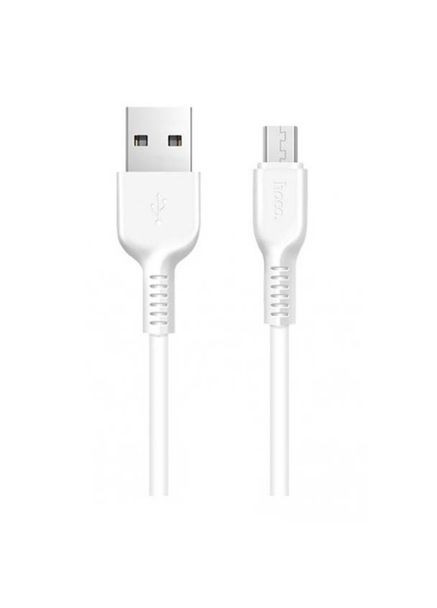 Кабель microUSB X20 Flash 3.0m White Hoco (301468052)