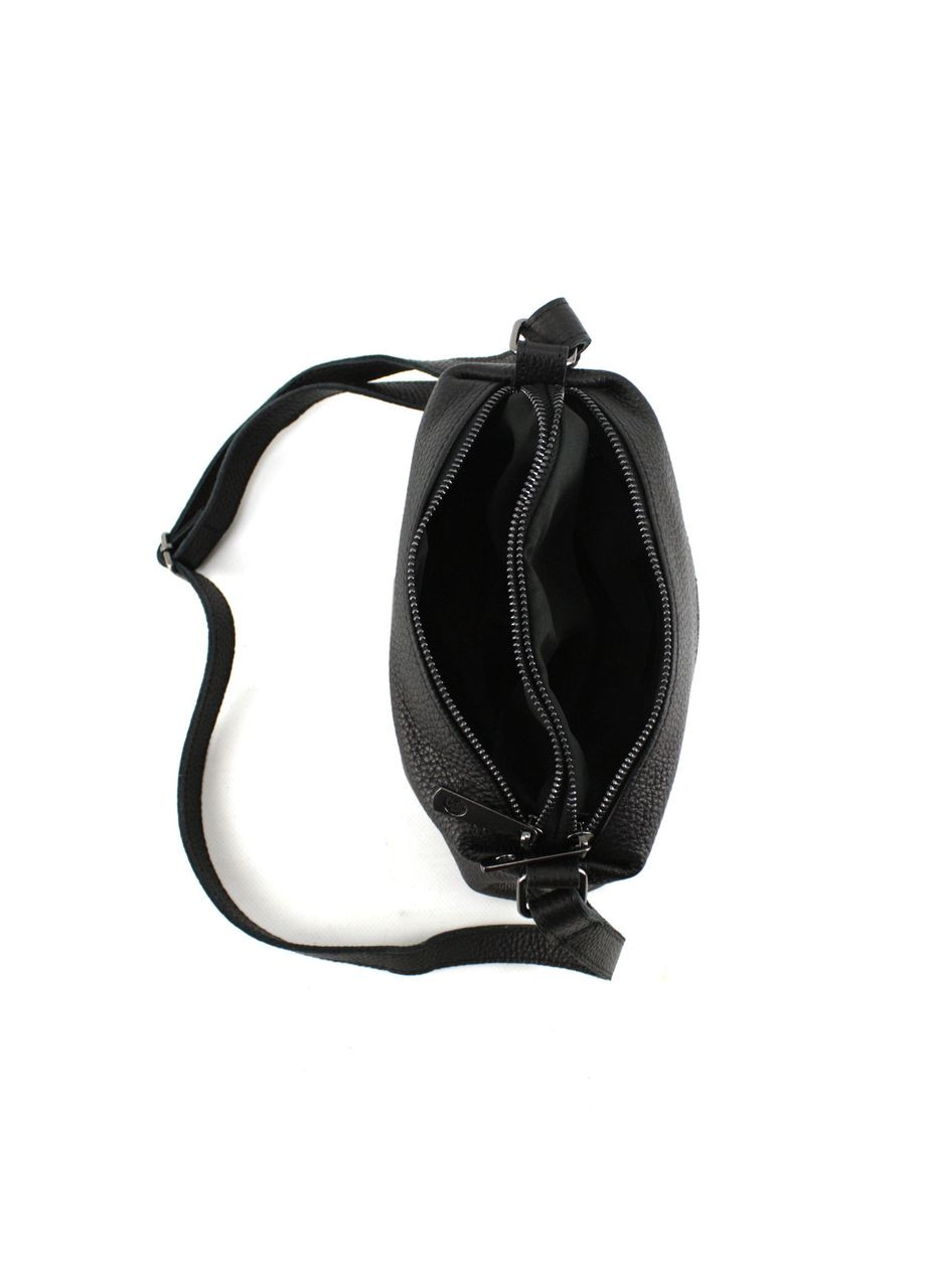 Женская сумка кросс-боди из натуральной кожи Borsacomoda 822023 черная Voila (348418621)