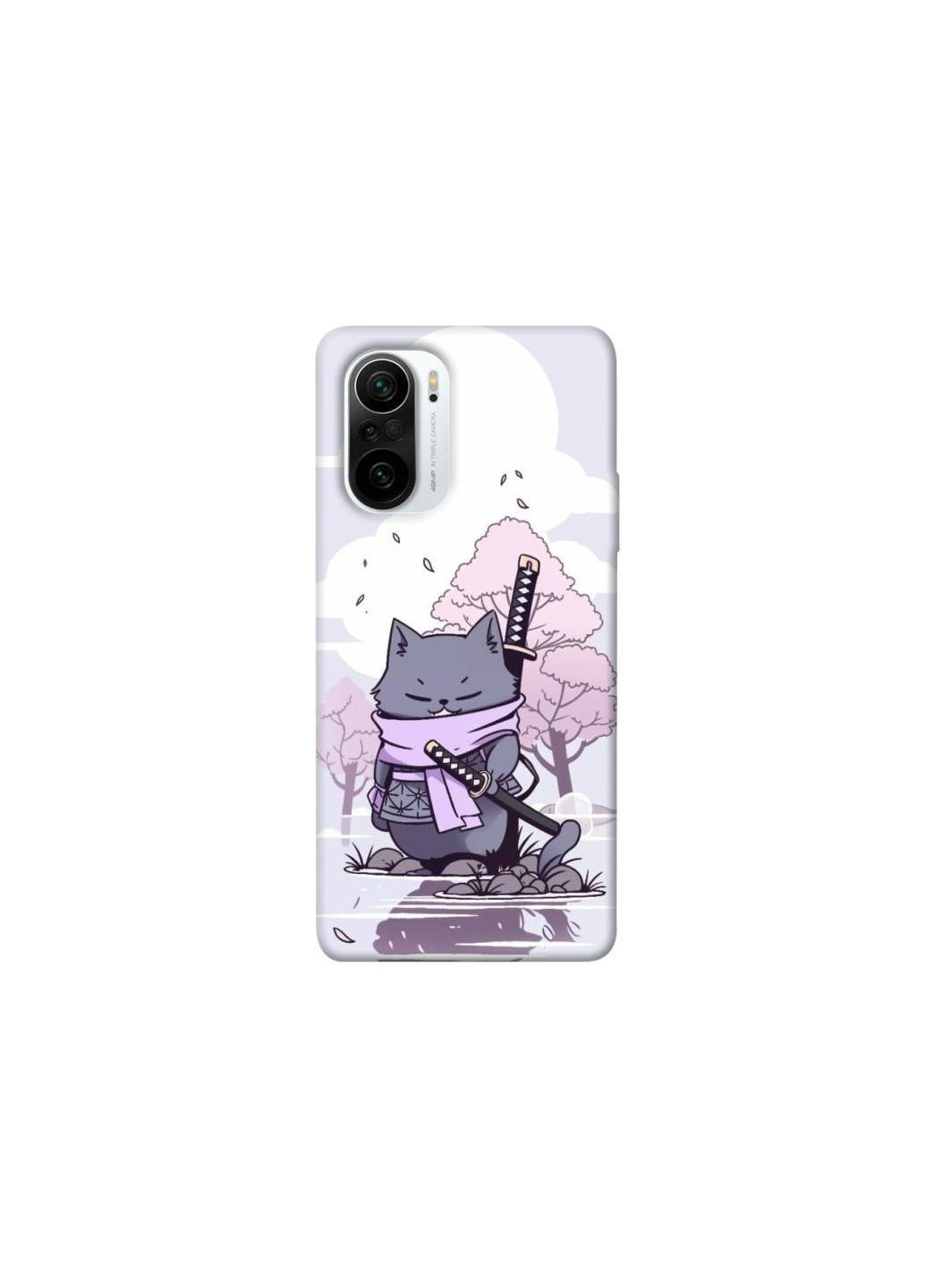 Чохол на Xiaomi Redmi K40 / K40 Pro / K40 Pro+ / Poco F3 Samurai cat Frontalka (352210206)