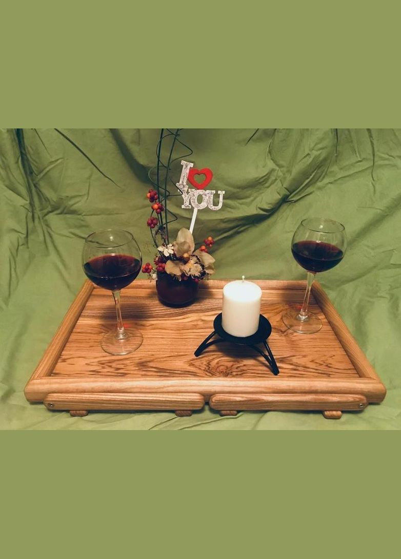 Столик-поднос для завтрака из дерева Дакота шафран (СТП-002806) No Brand (327865669)