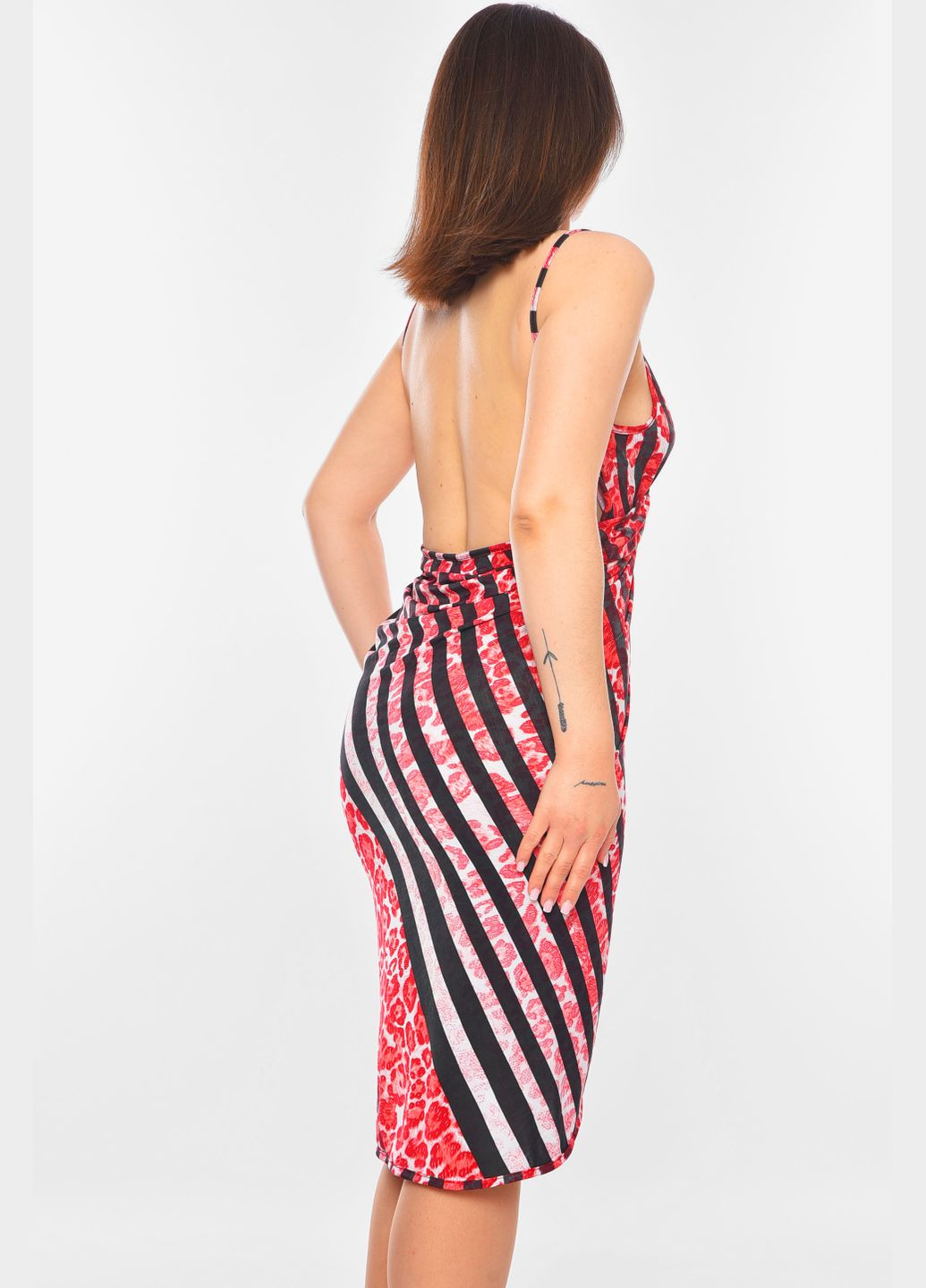 Красный летний парео женское для пляжа красного цвета раздельный Let's Shop