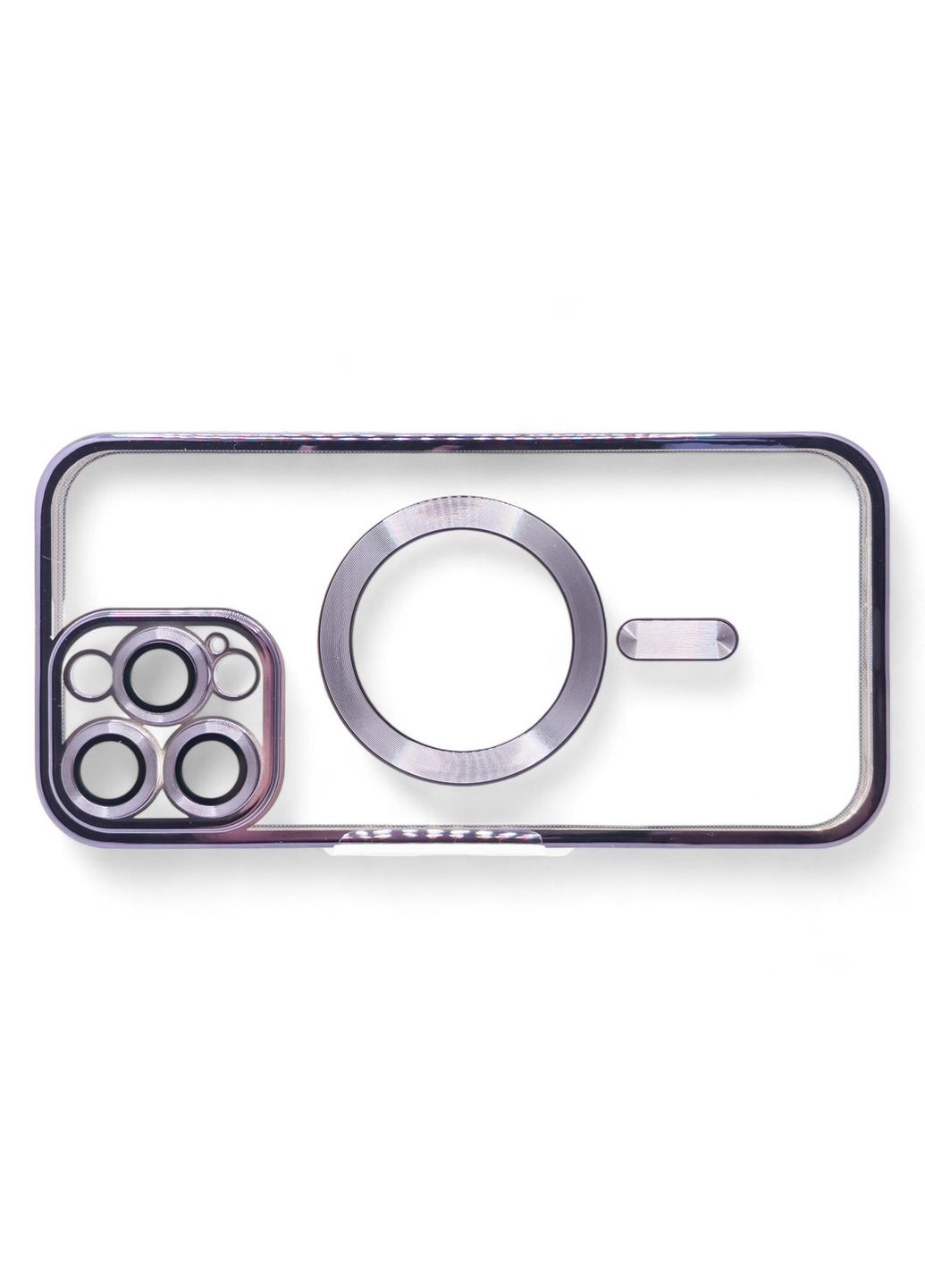 Чехол-накладка TPU Chrome Case MagSafe для Apple iPhone 16 Pro Purple (712084) BeCover (342331672)