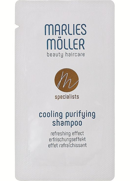 Охлаждающий очищающий шампунь (пробник) Cooling Purifying Shampoo 7ml (1338233-8711003) Marlies Moller (368626115)