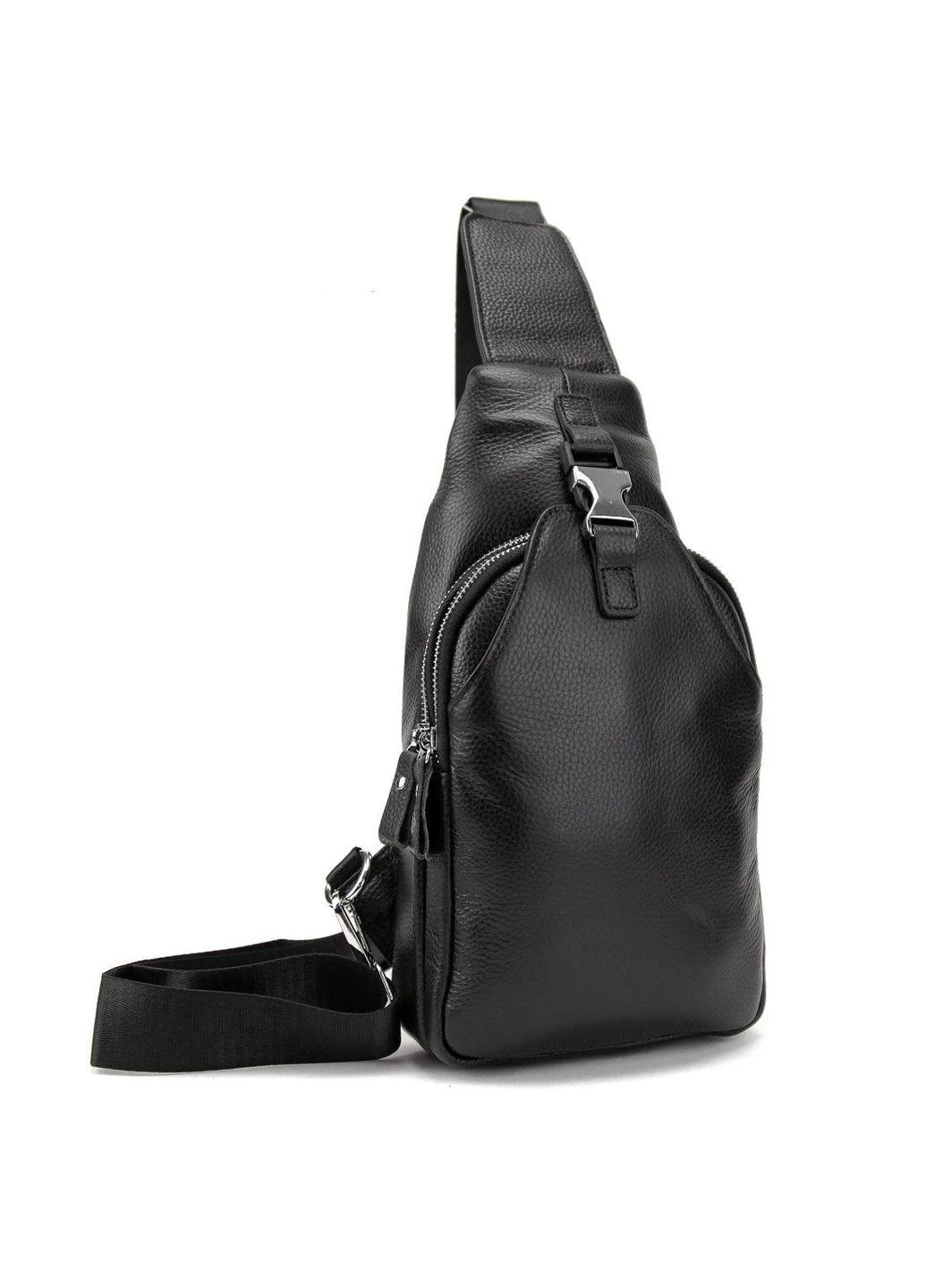 Шкіряний чорний слінг через плече A25F-6809-11A Tiding Bag (376660536)