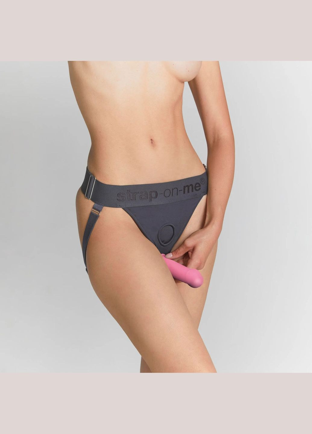 Безремневой страпон Rose S, полностью регулируемый, диаметр 2,7см Strap-On-Me (346270331)