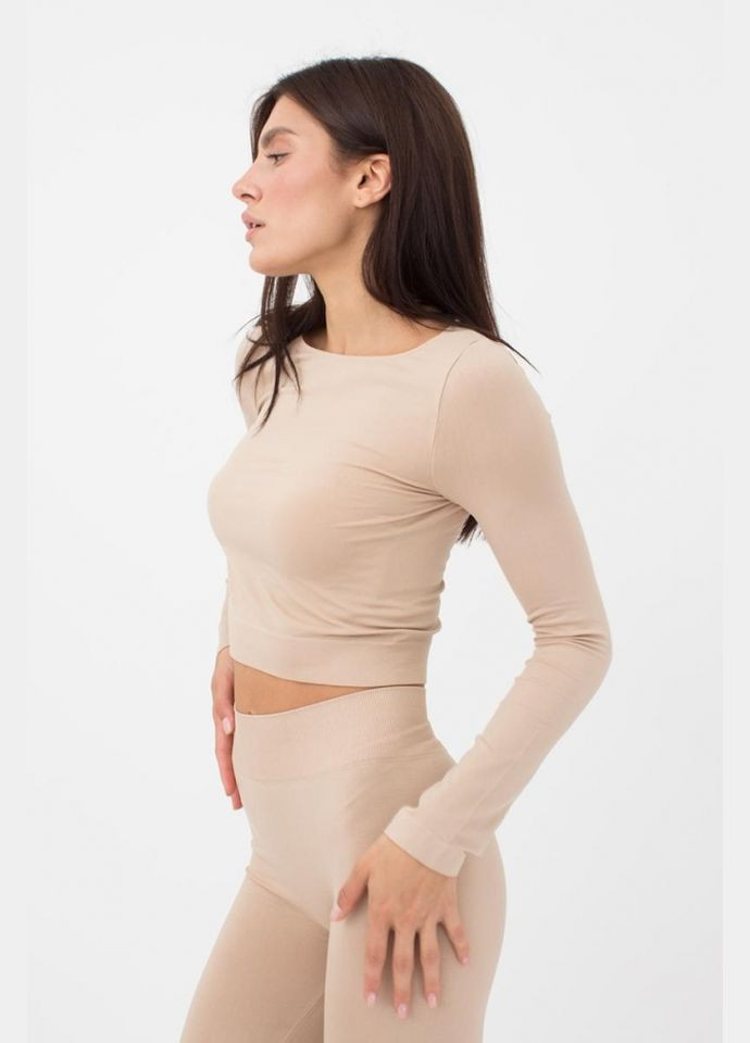Топ женский бесшовный с длинными рукавами Giulia CROP TOP (296470356)
