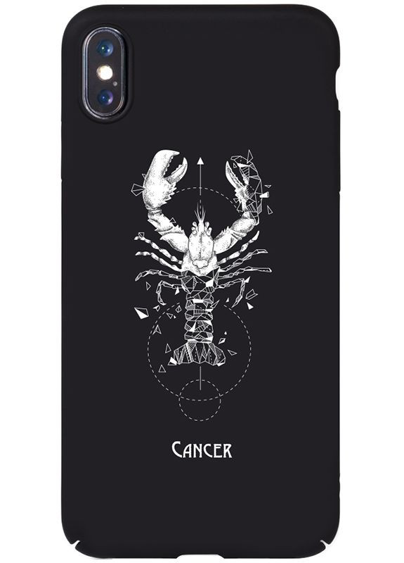 Чехол-накладка Full PC Print Case Apple iPhone XS Max #169_Cancer Black Toto (301779777)